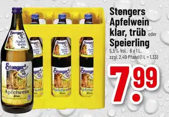 trinkgut Stengers apfelwein klar oder trüb oder speierling Angebot