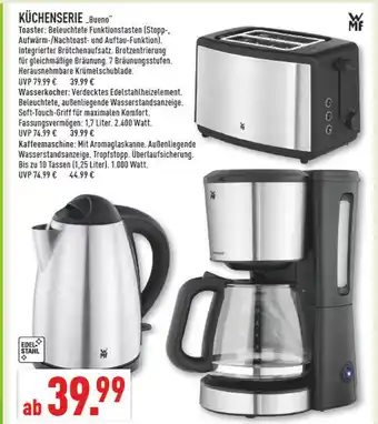 Marktkauf Wmf toaster oder wasserkocher oder kaffeemaschine Angebot