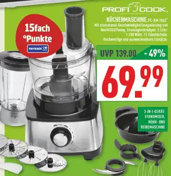 Marktkauf Profi cook küchenmaschine Angebot