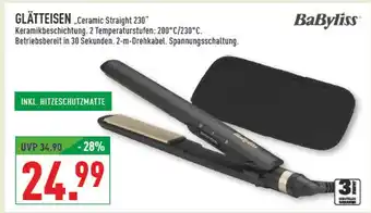 Marktkauf Babyliss glätteisen ceramic straight 230 Angebot