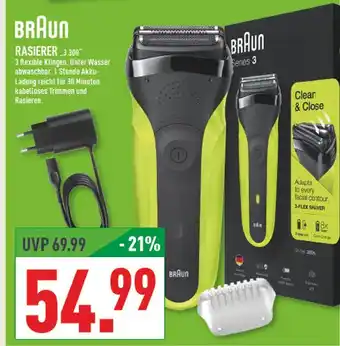 Marktkauf Braun rasierer „3 300“ Angebot