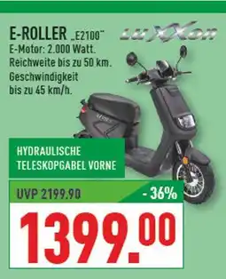 Marktkauf Luxxon e-roller e2100 Angebot