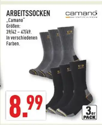 Marktkauf Camano arbeitssocken Angebot