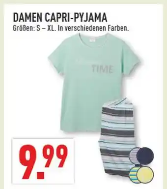 Marktkauf Damen capri-pyjama Angebot