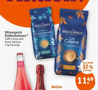 tegut Mövenpick kaffeebohnen Angebot