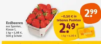 tegut Erdbeeren Angebot