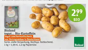 tegut Bioland bio-kartoffeln Angebot