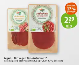 tegut Tegut... bio vegan bio-aufschnitt Angebot