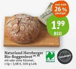 tegut Herzberger naturland bio-roggenbrot Angebot