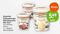 tegut Demeter schrozberger milchbauern bio-eis Angebot