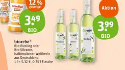 tegut Biorebe bio-riesling oder bio-silvaner Angebot