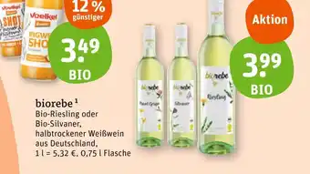 tegut Biorebe bio-riesling oder bio-silvaner Angebot