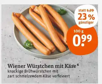 tegut Wiener würstchen mit käse Angebot