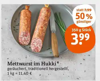 tegut Hukki mettwurst Angebot