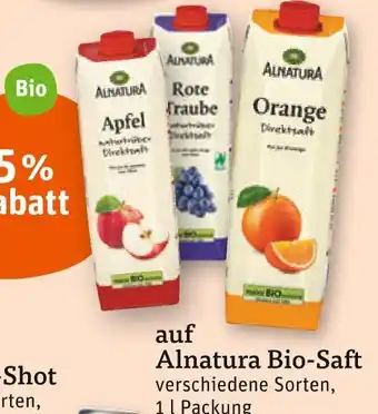 tegut Alnatura bio-saft Angebot