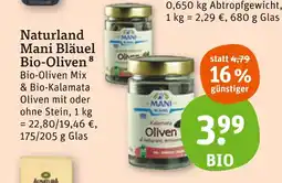 tegut Mani bläuel naturland bio-oliven Angebot