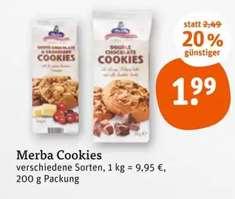 tegut Merba cookies Angebot