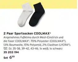 Tchibo Coolmax 2 paar sportsocken Angebot