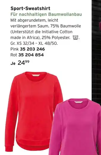 Tchibo Sport-sweatshirt Angebot