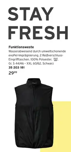 Tchibo Funktionsweste Angebot