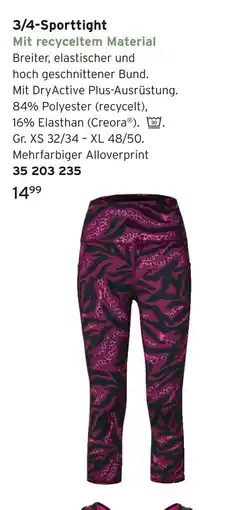 Tchibo Dryactive plus 3/4-sporttight Angebot