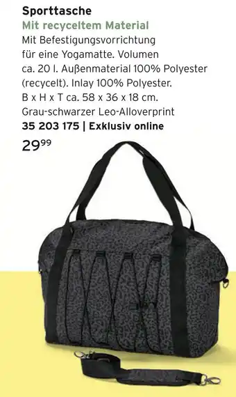 Tchibo Sporttasche Angebot