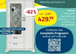 ROLLER Vitrine Angebot