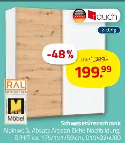 ROLLER Rauch schwebetürenschrank Angebot