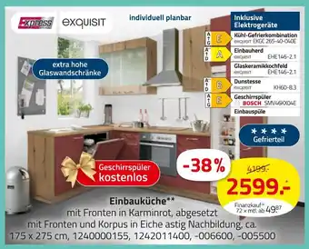 ROLLER Exquisit einbauküche Angebot