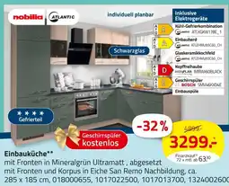 ROLLER Nobilia einbauküche Angebot