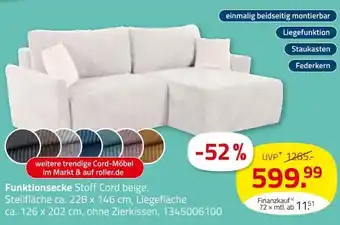 ROLLER Funktionsecke Angebot