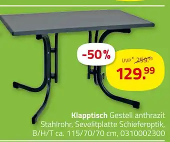 ROLLER Klapptisch Angebot