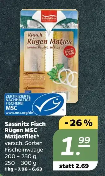 NETTO Rügen msc matjesfilet Angebot