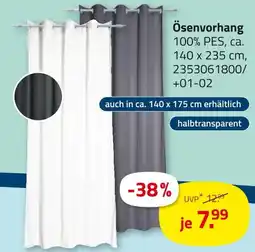 ROLLER Ösenvorhang Angebot