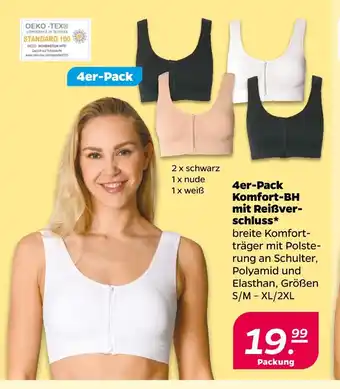 NETTO Oeko-tex komfort-bh mit reißverschluss Angebot