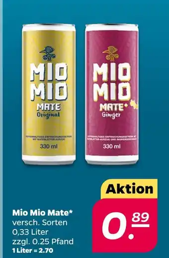 NETTO Mio mio mate original oder mate ginger Angebot