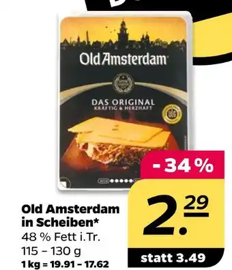 NETTO Old amsterdam käse in scheiben Angebot