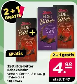 NETTO Zetti edelbitter schokolade Angebot