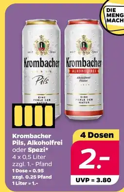 NETTO Krombacher pils, alkoholfrei oder spezi Angebot