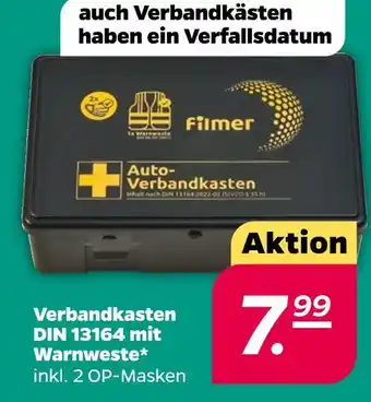 NETTO Verbandkasten din 13164 mit warnweste Angebot