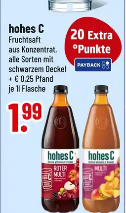 trinkgut Hohes c roter multi oder multi Angebot