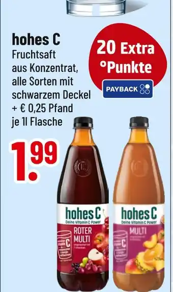 trinkgut Hohes c roter multi oder multi Angebot