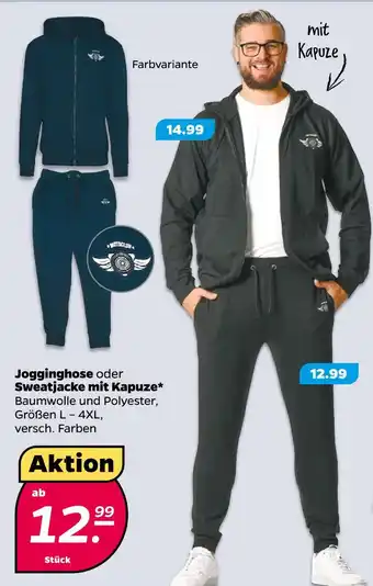 NETTO Jogginghose oder sweatjacke mit kapuze Angebot