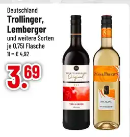 trinkgut Württemberg original trollinger oder lemberger Angebot