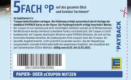 Edeka Payback 5fach °p Angebot