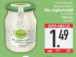 Edeka Die bio-heumilch bauern aus bayern bio-joghurt mild Angebot