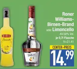 Edeka Roner williams-birnen-brand oder limoncello Angebot