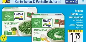 Edeka Frosta rahm- oder würzspinat Angebot