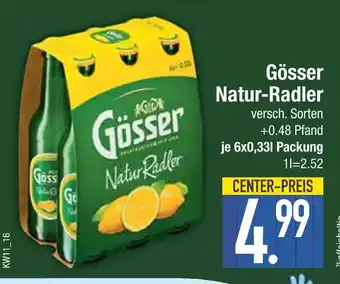 Edeka Gösser natur-radler Angebot