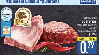 Edeka Strohschwein spareribs Angebot